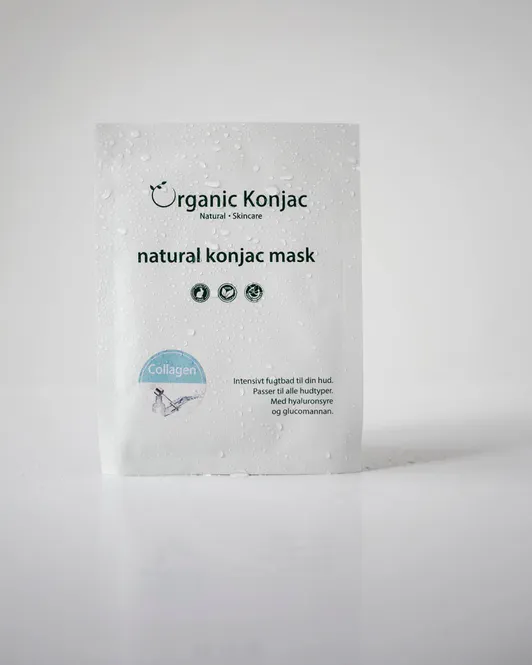 Hovedbilde Organic Konjac Maske – Collagen